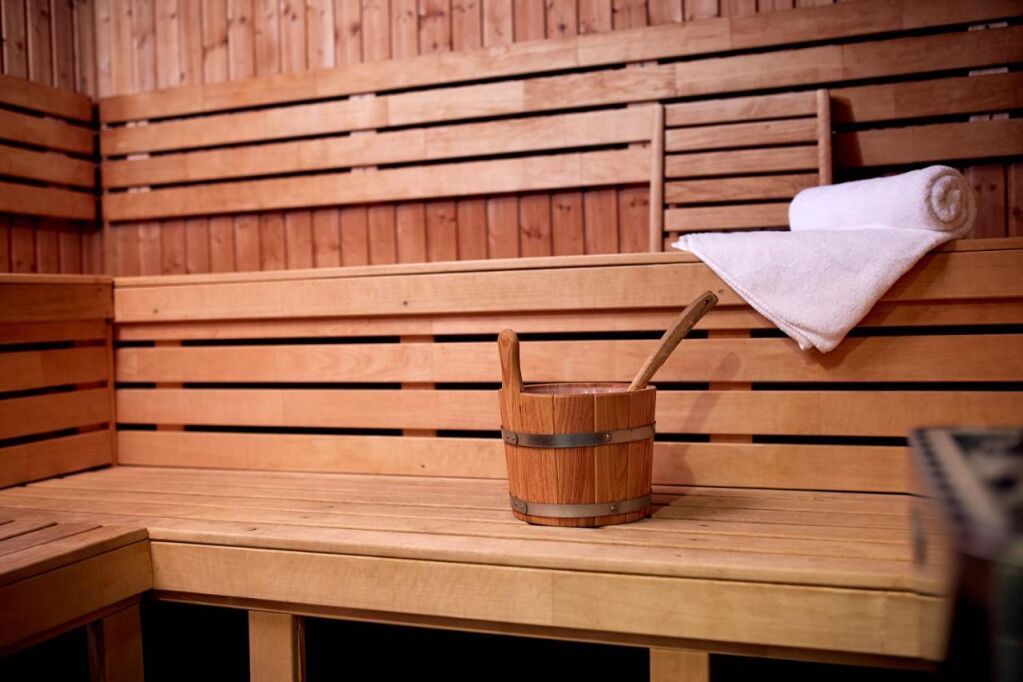   sauna w Grand Hotel Karel V, fot. booking.com