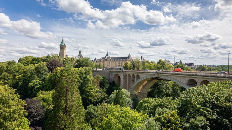 Park i Most Adolfa w Luksemburg, atrakcje, zwiedzanie